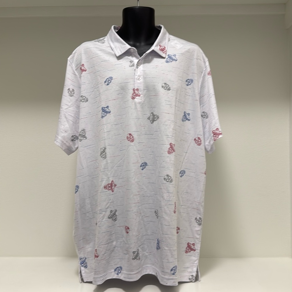 Travis Mathew Mexicalino Logo Men’s Polo Size 3XL New